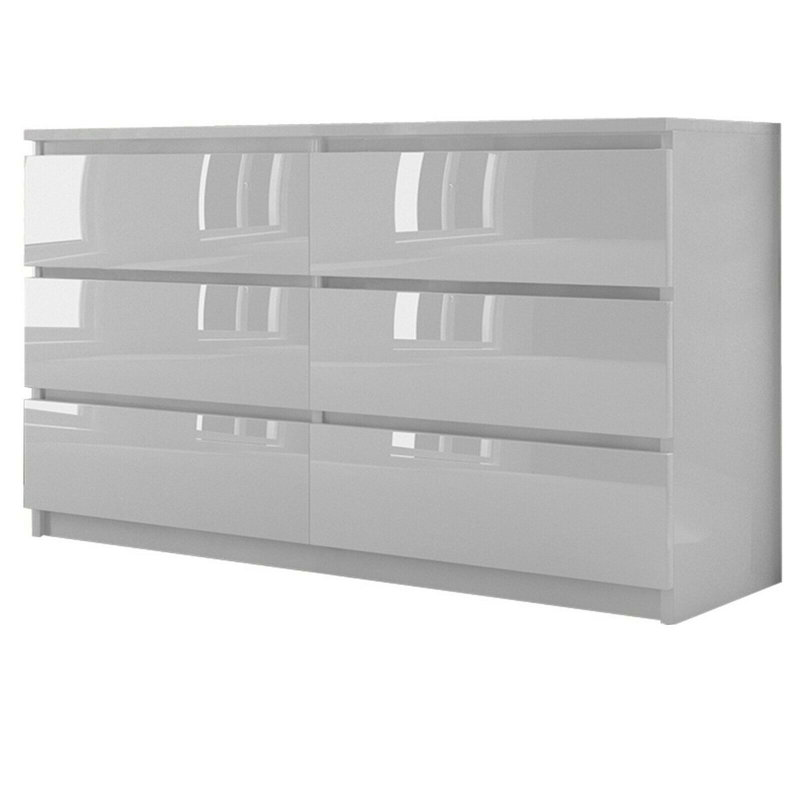 Doe 138cm W 6 - Drawer Chest of Drawers