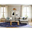 Tapis bleu tissé à la machine-68679839