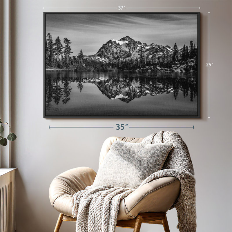 " Monochromatic Mountain ", 37" H x 25" W