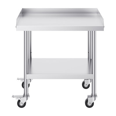 Table de travail en acier inoxydable