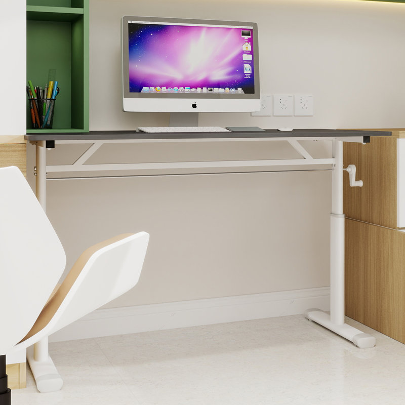 Bureau d'étude réglable pour enfants et adultes - Bureau multifonctionnel réglable en hauteur pour la maison / le bureau, conception compacte