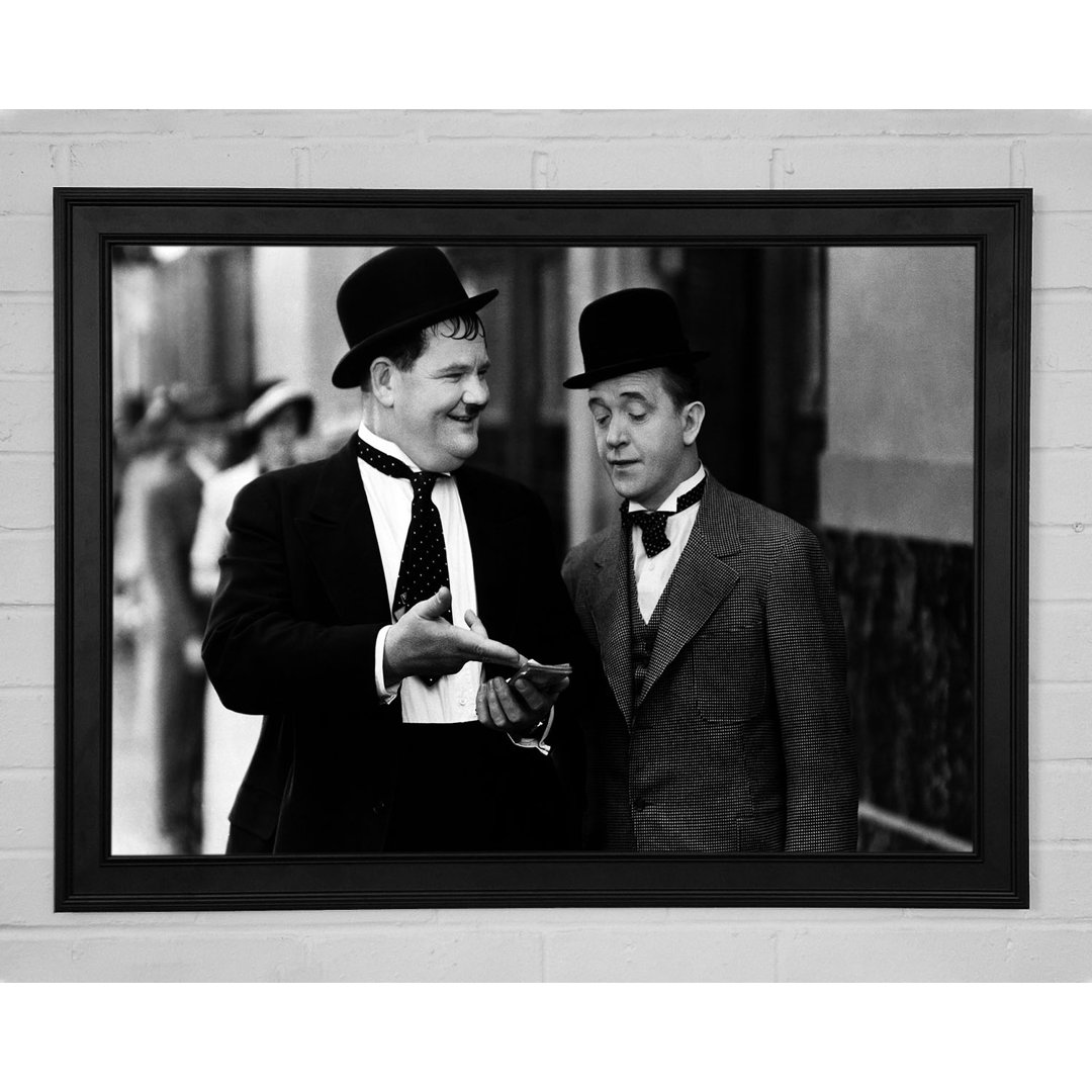 Laurel und Hardy Street Walk - Druck