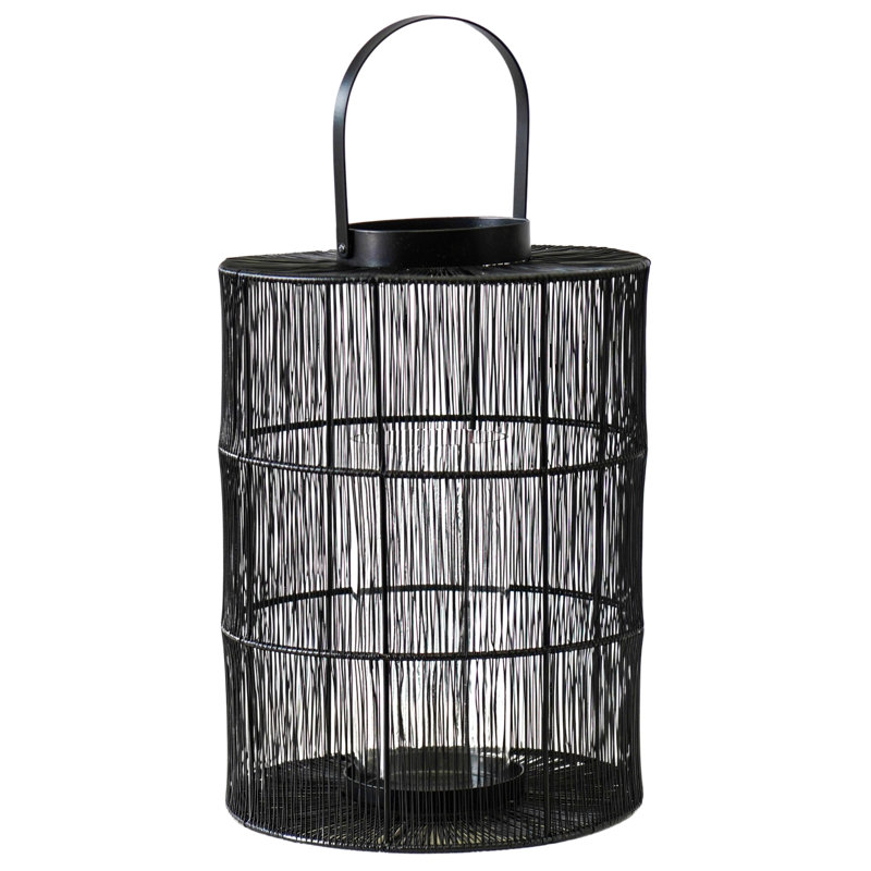 Portofino Wirework Lantern, 34cm H x 24cm W x 24cm D