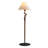 Nut-brown Solid Wood+Fabric Free form Floor Lamps-1551495464