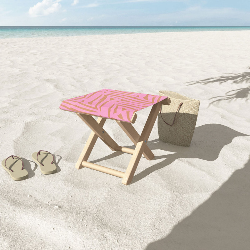 Solares Folding Camping Stool, Pink