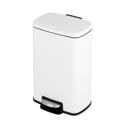 Poubelle à pédale en acier 1,3 gallon
