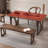 Walnut solid wood dining table set-110153427