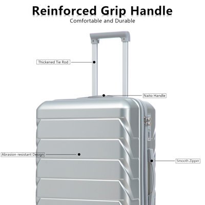 20"/24"/28" 3 pcs/set in ABS Spinner Wheel Luggage, Matching Color , With Combination Lock