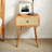 Beiro Solid Wood Nightstand-1370413557
