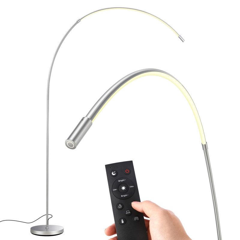 Lampe sur pied arquée pour le salon