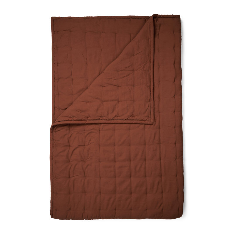Ruth Throw Blanket, Brown, W150 x L200cm