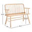Banc en bois massif Sireen-88717800