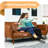 Caiya Single 81'' Faux Leather Convertible Sofa-168846054