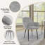 Fauteuil rembourré en velours Aisaiah-37061325