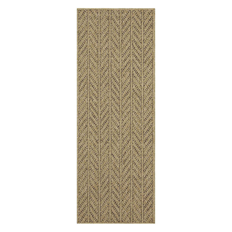 Tapis intérieur / extérieur accrocheur, Tapis de couloir 2 pi 7 po x 7 pi 3 po