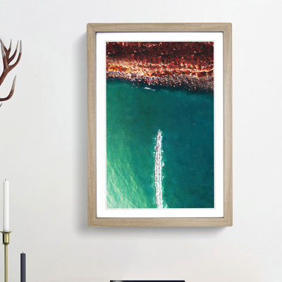 Boat in Abstract - Picture Frame Graphic Art Print