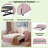 Upholstered Daybed With Pop Up Trundle And Nail Head Decoration-407165068