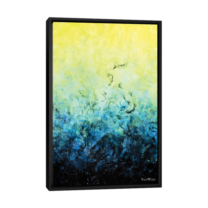 « amaranthine », impression sur toile, H 26 po x l 18 po x P 1,5 po, Toile avec cadre noir, Pas de tapis