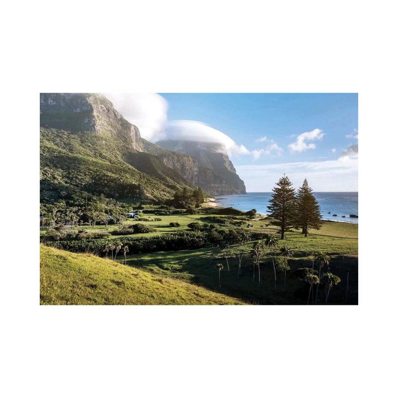 Twin Pines Island Landscape 1 Piece Wrapped Canvas Wall Art