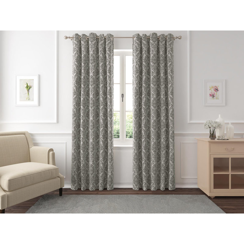 Paire de rideaux obscurcissant avec œillets Ruark, Argent