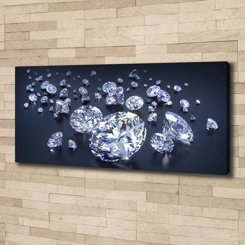 Diamonds - No Frame Print on Canvas