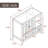 35.04'' Single Bathroom Vanity Base Only-67516647
