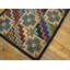 1925 Multicolor Small Scatter Size Hooked American Antique Wool Rug