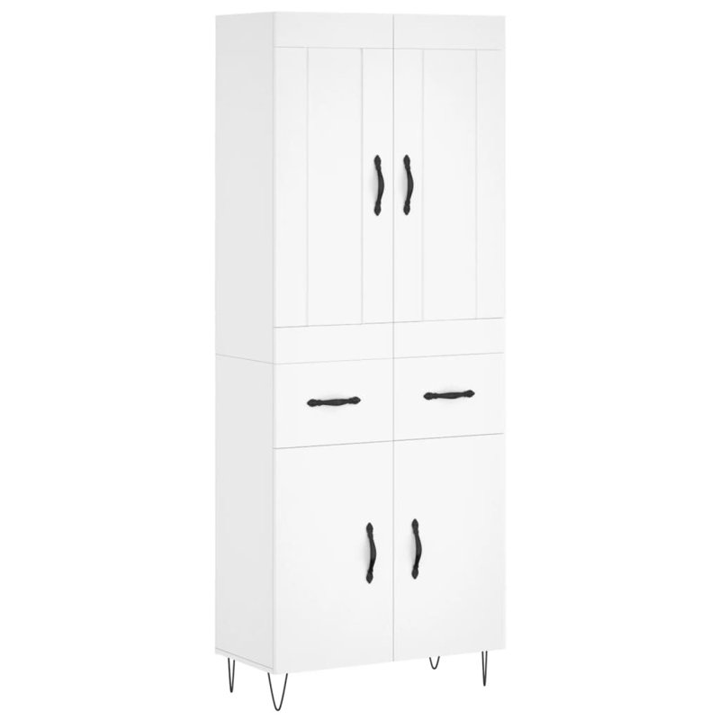 Buteau 69.5cm Wide Highboard, White