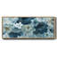 Bleu sur toile bleue encadrée-421179368