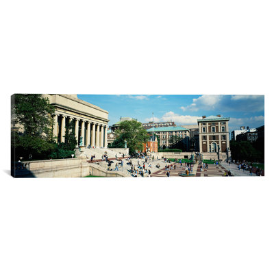Library of Columbia University, New York City - Wrapped Canvas Panoramic Print