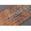 Petit tapis turc antique orange idéal comme tapis de voiture ou comme tapis de porte de Turquie
