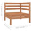 Ensemble de salon en bois de pin massif 8 pièces vidaXL-1148652594