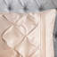Édredon 7 pièces grand rosé - magnifique décor de chambre à coucher, comprend édredon, taies décoratives, coussins, jupe de lit, literie de charme, jupe décorative 2 et 3-118742659-118742661