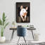 Impression de cochon souriant sur toile