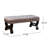 Beene Upholstered Tufted Bench with Birch Wood Legs-629265