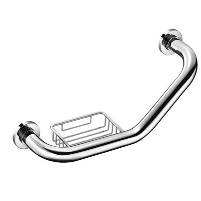 Grab Rail With Soap Dish Grab Bar