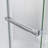 Lete 54" x 56.38" Frameless Tub Door-31661600
