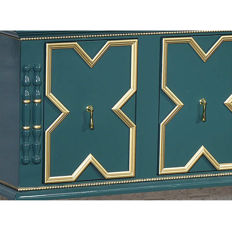 Armoire d'appoint européenne à trois portes