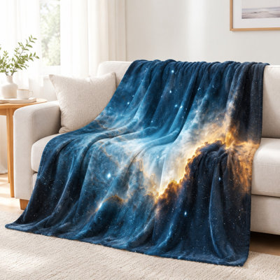 Jeté en flanelle Nebula