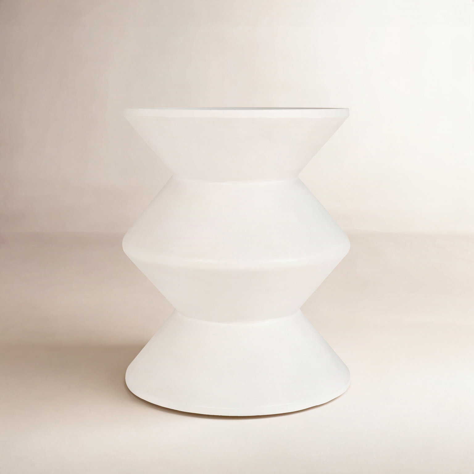 Isiah 14" End Table, White