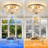 19-Inch Modern Crystal Ceiling Fan With Light