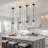 Cylon 1 - Light 4.72'' Hammered Glass Cylinder Mini Pendant For Kitchen Island (2 Pack)-1548310697