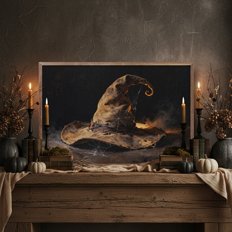 Witch Hat, 16" H x 24" W