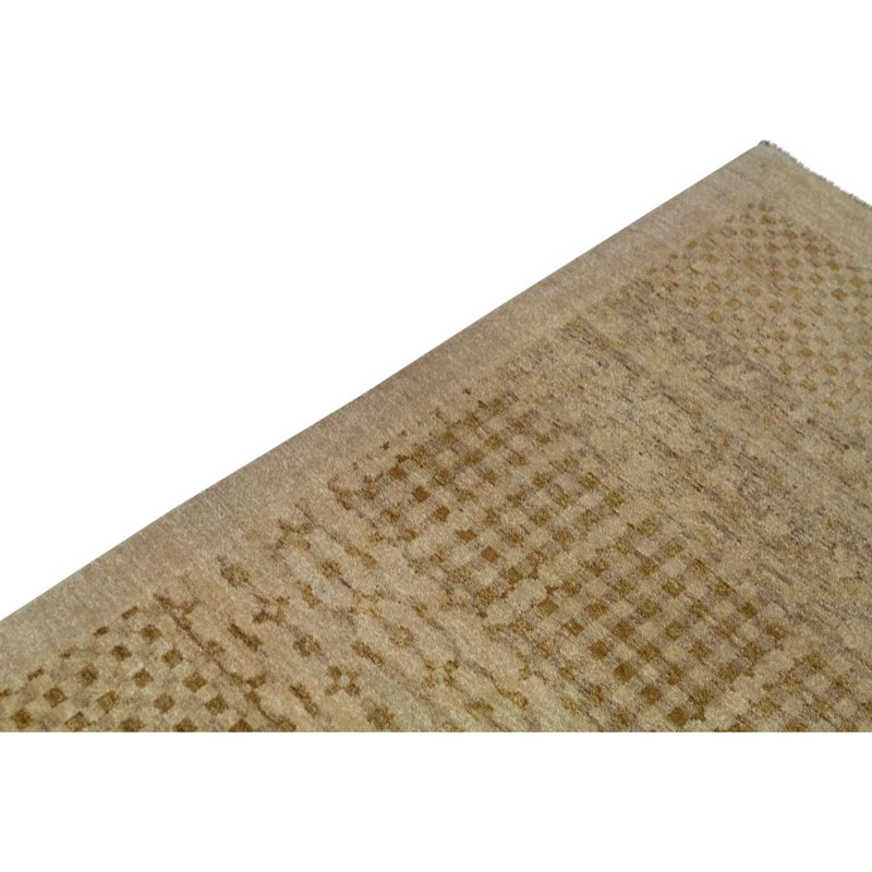 Abstract Area Rug in Cream