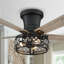 Ventilateur de plafond à 5 pales 52 po avec télécommande et ensemble d'éclairage inclus