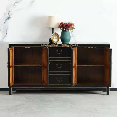 Retro Black Sideboard
