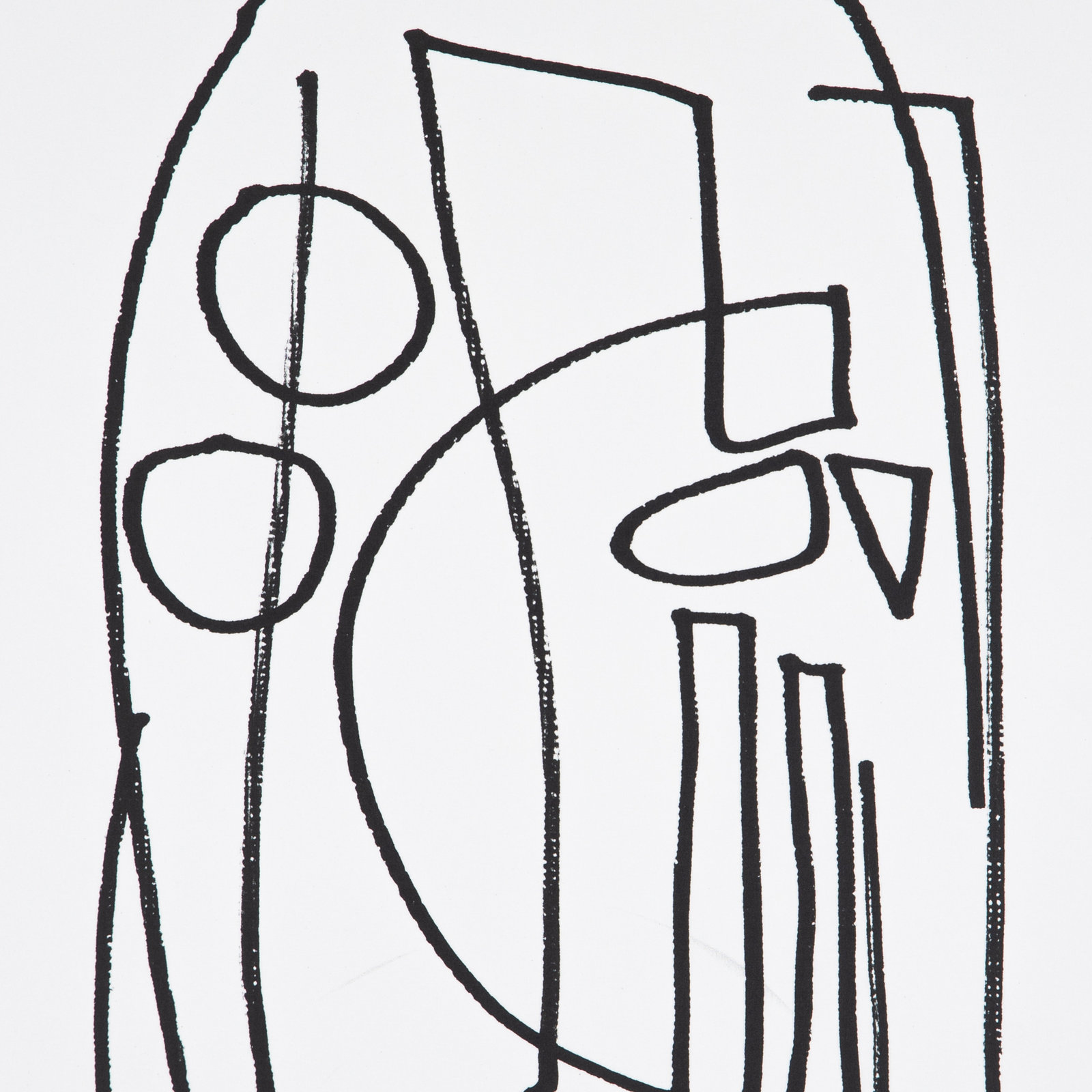 Stark 2 by Dan Hobday, Black Floater Framed, 32" H x 24" W x 2" D