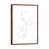 Classic Brown Wood Framed