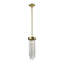1-Light 6" Round Convertible Flush Crystal Mini-Pendant Light-1540115705