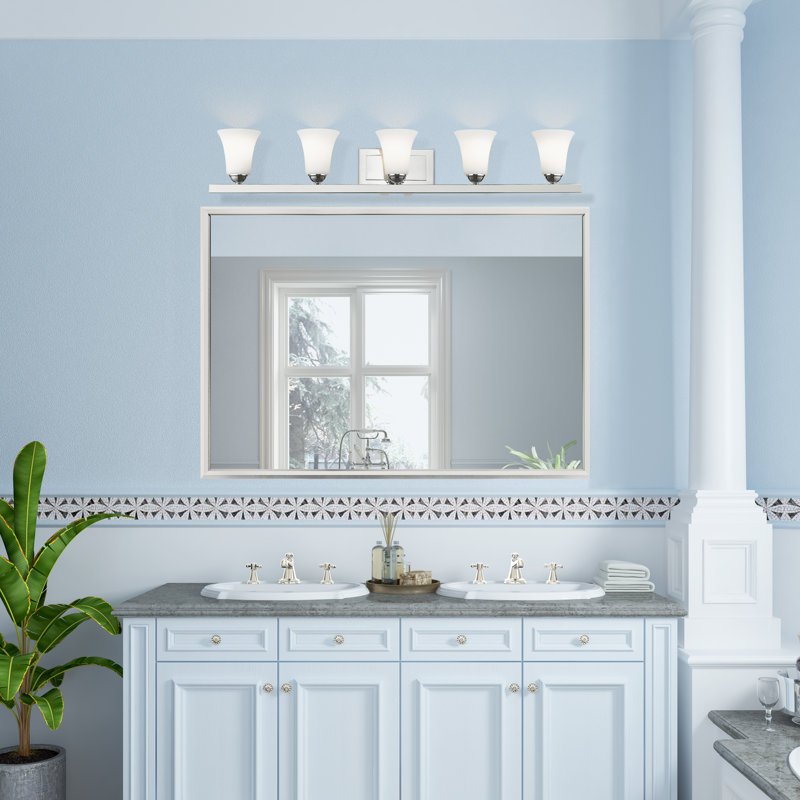 Bullis 5 - Light Dimmable Vanity Light, Polished Chrome